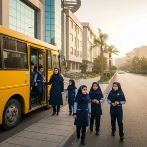 سرویس رفت و آمد دانش آموزان
